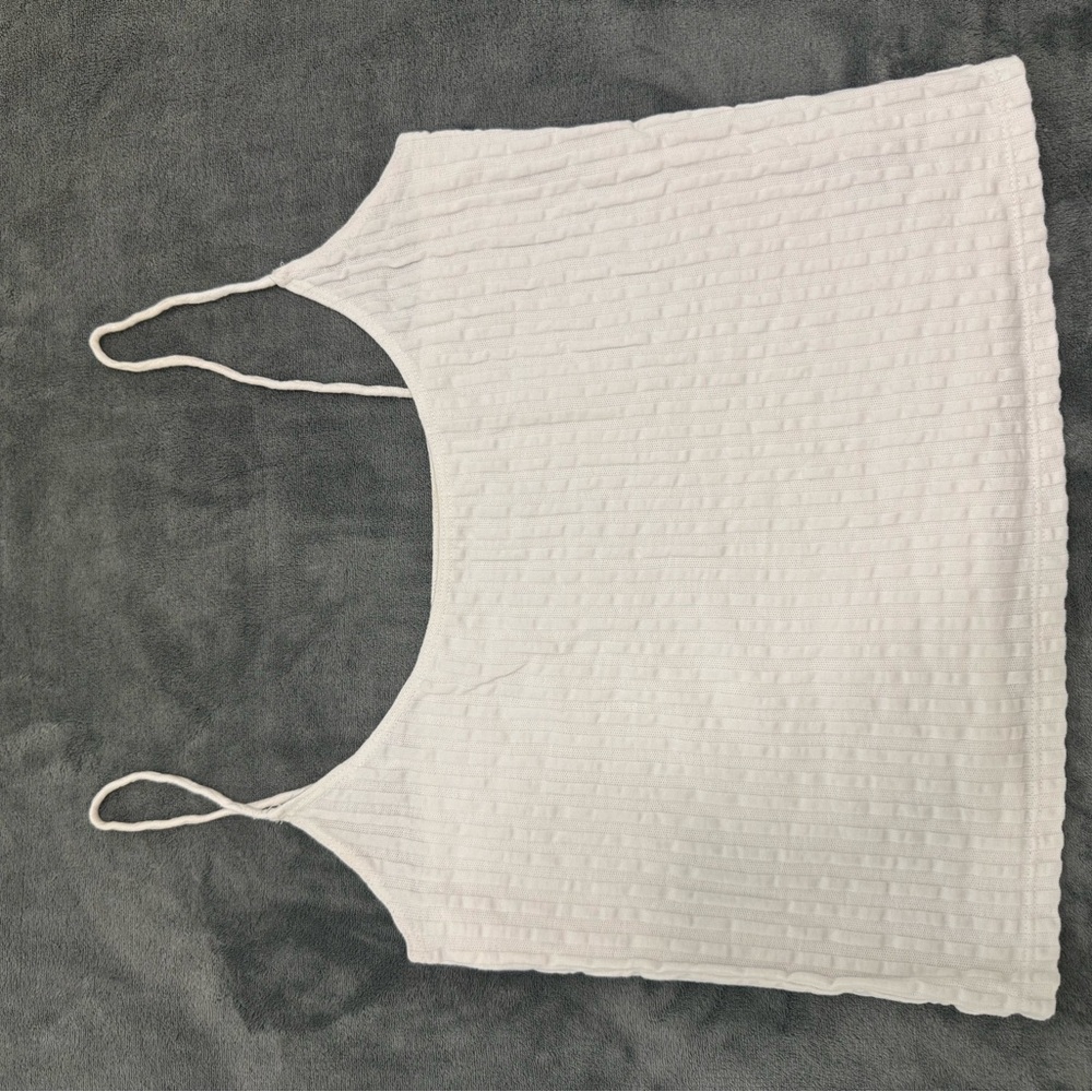 Reformation White Textured Women's Top